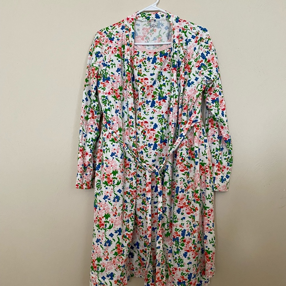 Baby Be Mine Gownies and Robe Set